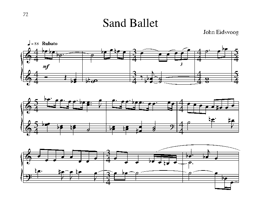 Sand Ballet sheet music and <b>FREE</b> MP3